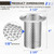 Otoolling 1 Pcs Commercial Floor Drain Strainer, 3" Diameter X 4" Tall