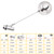 DERPIPE Stainless Steel Float Ball Valves - 1" NPT Male Thread Flow Control Float Sensor Valve Automatic Water Level Control Float For Tank Pond Water Tower