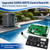 Upgraded 42002-0007S Control Board with 472610Z Switch Pad for Pentair MasterTemp 200/250/300/400 and Max-E-Therm SR200/SR333/SR400NA Series Pool/Spa Heater， Replace 461105