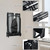 Duwee 12"×36" Wall Mounted Ironing Board with Iron Holder