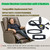 LZXQYMX WPS4C10073 Power Recliner Controller, 4-Button Lift Chair Hand Control Replacement with 5+2 Pin Connector, Compatible with 23300195X000(B) 23300235X000 DK.08.07.110 141600640