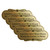 Signs ByLITA Designer Employees Must Wash Hands Before Returning to Work Sign - Durable Material and Easy Installation (Brushed Gold) - Medium (5 Pack)