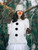 Yearntown 7 Pcs Halloween Snowman Costumes Set for Women Adult