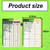 2pcs Golfers Quick Reference Distance Card Golf Club Range Estimation Cheat Sheet Card Golf Club Distance Golf Yardage Guide for Seasoned Golfers, Average, Beginners