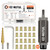Rivet Nut Installation Tool Set Flat Head Rivnut Threaded Insert Nut Kit SAE & Metric for Metal Heavy Duty Zinc Plated Nutsert (1/4-20(Rivet Nut Tool-25pcs))