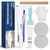 Marble and Granite Repair Kit (White) - 30-Min Quick-Drying Quartz Countertop Repair Kit on Quartz, Marble, Porcelain and Other Stone Surfaces - Granite Sealer for Edge Chips Cracks Scratches Holes