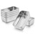 Onader Mini Loaf Pan for Baking Bread 6 Pack, 6¼ x 3⅝ Inch Stainless Steel Small Bread Loaf Pan Set, Metal Bread Tins for Meatloaf, Non Toxic & Dishwasher Safe