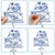 16pcs Something Blue Bridal Shower Centerpiece Sticks Something Blue Before I Do Bridal Shower Decorations for Table Wedding Engagement Party Centerpieces for Bachelorette Party Supplies