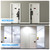 CLISPEED Slide Door Sign Red Green Slider Indicator Door Indicator Privacy Sign Conference Room Privacy Slider for Home Office Restroom Conference Hotels Hospital, 10x4cm, Black