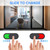 CLISPEED Slide Door Sign Red Green Slider Indicator Door Indicator Privacy Sign Conference Room Privacy Slider for Home Office Restroom Conference Hotels Hospital, 10x4cm, Black
