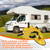 2 Pack Trailer Wheel Lock Clamp Boot Adjustable for RV Boat Trailer Truck