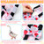 DoubleFill 6 Pcs Washable Chicken Diapers Reusable Pet Diaper with Bow Tie for Pet Ducks Hens Goose Clothes Poultry Nappies Waterproof Adjustable for Hen Rooster Chicken(Classic,M)