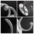 5pcs White Coat Hooks Wall Mounted Coat Hooks Farmhouse Matte Black Wall Hooks with Screws Metal White Towel Hooks for Bathrooms Entryway Hooks for Hanging Coats, Keys, Hats, Scarves, Robe, Bags