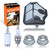 For Husqvarna 137 136 141 142 Chainsaw Parts Kit - Includes OEM 530029811, 503220001, Fuel Filter, Air Filter Cover, Spark Plug & Guide Nut Set