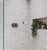 Aquaiaw Solid Brass Square Wall Supply Elbow with Flange, One-Piece Design
