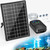 POPOSOAP 8W Solar Pond Aerator with Digital Display, Solar Air Pump 7/24H Oxygen Supply with Battery, 9 Adjustable Mode Oxygen Pump for Fish Pond, Koi Pond, Aquarium & Fishing Tank-P9375