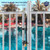 HAPPYGATE Auto Child Safety Pool Gate Latch for Chain Link (1-3/8"x2-3/8")