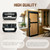 QJPT 2 Pack 3851174023 Black RV Refrigerator Door Handle Compatible with Dometic,Upper and Lower Fridge Doors Handle Replacement,Fit for DM2652, RM2652, RM2852