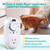 Gulfmew 2 Pack Adjustable Thermostat, Plug in Heating Cooling Outlet, White