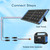MOOKEERF Solar Panel to XT60i 10AWG 40FT Adapter Connector Extension Cable for Portable Power Station Generator