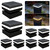 BH Railing Modern Solar Post Cap Lights - 8 Pack, 2 Modes LED(3000K/6000K) Deck Fence Cap Light for 2x2, 2.5x2.5, 3x3 Posts, IP65 Waterproof, Decoration for Patio, Porch