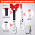 Self Retractable Lifeline Fall Protection Lanyard 33FT UPGRADED Arrester Safety Rope Double Locking Falling Protector Gear, Alloy Steel Roofing Harness Heavy Duty Dynamic Rotation Hook Cable Wire