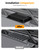 Hoolcar Hood Vent Hood Scoop Vent Cover for 2018-2025 Jeep Wrangler JL 2020-2025 Jeep Gladiator, Black