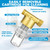 Gerrii 1 Pack Brass Washing Machine Water Filter Reusable, Gold