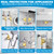 Gerrii 1 Pack Brass Washing Machine Water Filter Reusable, Gold