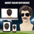Wallden Hair Mens Short Brown Wig + Mustache + Sunglasses + Wig Cap for 70s 80s Costume Funny Synthetic Male Wigs for Cosplay Halloween Party