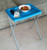 Brink House Folding TV Tray Table (Set of 2), Bright Blue, 17 x 22 x 26 inches, Portable Indoor-Outdoor Glamping Trays with Space for TV Dinners, Laptop, Utensils, and Drinks Brink House Folding TV Tray Table (Set of 2), Bright Blue, 17 x 22 x 26 inches, Portable Indoor-Outdoor Glamping Trays with Space for TV Dinners, Laptop, Utensils, and Drinks