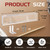 Silipull Drumstick Display Case Double Drum Stick Holder Case