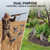 Thenshop 6 Sets Dove Hunting Decoys Realistic with Metal Stand Decor