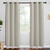 NICETOWN Natural Room Darkening Curtains for Kitchen 42" w x 78" L 2 Panels