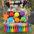 Glooglitter 51 Pcs Halloween Christian Trunk or Treat Car Decorations Kit