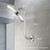 OFFO Shower Head Extension Arm 12 in, S Shaped Shower Arm with Flange High Rise Goose Neck Shower Arm Extension Chrome Finish