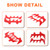 Mtanlo Dual Felling Dog Bumper Spikes Chain Catcher Set for Stihl 024 026 MS240 MS260 029 039 034 036 038 MS290 MS390 MS310 MS311 MS391 MS271 MS291 Chainaw Powder Coated Needed Modification