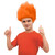 AIVibrat Orange Wig Hair Headband Costume Funny Wigs Blue Wigs for Women (Orange, Medium)