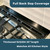 30" Slide-in Range Rear Filler Kit,Range Gap Filler, Stainless Steel Back Gap Cover for Stove, Stove Trim Kit Between Stove and Backsplash. (BLACK 30"x2.2")