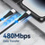 Extra Long USB C Cable 20FT, 100W USB C to USB C Cable Fast Charging Cord