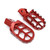 PROCNC Dirt Bike Foot Pegs 7075 Aluminum CNC Pedals Rests for Surron Light Bee S/X CRF150F CRF230F 2003-2020 CRF125F 2014-2023 CRF125F 2014-2023 CRF110F 2013-2022 Dirt Pit Bike (Red)
