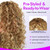 Eawwii Curly Wig with Bangs for women, 18 Inch Honey Blonde Glueless Wigs