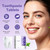 2 Bottle Teeth Whitening Tablets, Purple Toothpaste Tablets with Menthol, Xylitol & Grape Extract, Brighten Teeth, Freshen Breath & Remove Stains- 60 Counts