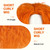 Yargel Hair Orange Curly Wig Men and Women Unisex Short Curly Ginger Orange Wig Synthetic Messy Curly Wigs For Anime Funny Cosplay Costume Halloween Party