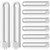 8 Pack Bug Zapper Light Bulb Replacement for 15W Bug Zapper with 4-Pin Base, Ful 15W-BL U Shaped Twin Tube Bulb for Outdoor Mosquito Zapper