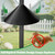 92 Inch Squirrel Proof Bird Feeder Pole, Heavy Duty Bird Feeder Stand, Adjustable Shepherds Hooks for Outdoor with Squirrel Baffle Birdbath Tray for Garden Attracting Wild Birds