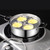 GOVNPJ Egg Poacher Pan, Poached Egg Pan Stainless Steel Egg Pan with 4 Cups Egg Cooker Poached Egg Maker for Kitchen (without coating) GOVNPJ Egg Poacher Pan, Poached Egg Pan Stainless Steel Egg Pan with 4 Cups Egg Cooker Poached Egg Maker for Kitchen (without coating)