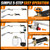 Eptchn Propane Torch Weed Burner, Heavy Duty Self-Ignition Weed Torch