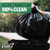 Veska 95-96 Gallon Trash Bags Heavy Duty (Huge 50 Bags W/Ties) 95-96 Gallon Trash Bags Large Black Heavy Duty Can Liners, Large 90-100 Gallon Garbage Can Liners Veska 95-96 Gallon Trash Bags Heavy Duty (Huge 50 Bags W/Ties) 95-96 Gallon Trash Bags Large Black Heavy Duty Can Liners, Large 90-100 Gallon Garbage Can Liners