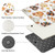 Lindameler 4pcs Fall Thanksgiving Shower Curtain Set Autumn Harvest Pumpkins Turkey Shower Curtain with Non-Slip Washable Bath Rugs, Toilet Lid Cover for Thanksgiving Bathroom Decor Accessory